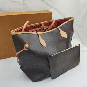 Luxurys hochwertige Umhängetaschen Designer-Schultertaschen Geldbörsen Designer-Damenhandtaschen rosa groß die Einkaufstasche Classic Flower Checked Einkaufstasche für Frauen dhgate