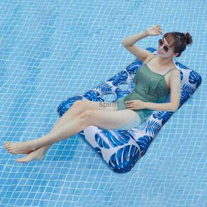 Other Pools SpasHG Brand New Outdoor Inflatable Water Hammock Swimming Pool Mattress Foldable Party Lounge Bed Beach Sports Recliner Recreation YQ240111