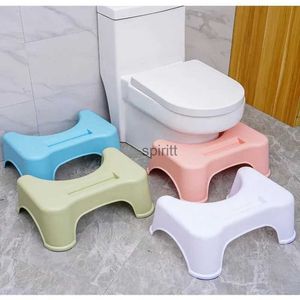 Andra badtoalettförsörjningar 2023 Ny Home Poop Non-Slip Toalett Seat Pall Portable Squa Adult Constipation Badrum Steg Tillbehör YQ240111