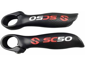 TOSEEK SC50カーボンファイバーバーエンドマウンテンバイクハンドルバーエンドMTB自転車部品222mm 3K Matte5424081