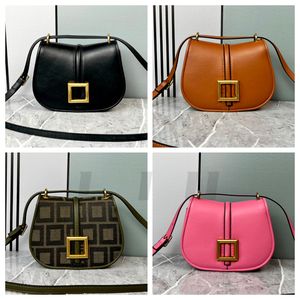 Chinese bag Designers Shoulder bag High-grade Leather Handbag women fashion Crossbody Bag Luxury pink Saddle bag Clutch bag Wallet