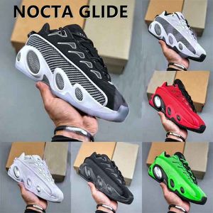 2024 Running Shoes Nocta Glide Designer Shoe Red Drake Black Gray Green Men Sports Sports Shoilding Showging Walking Trainers 40-45