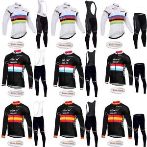 Quick Step 2021 Pro Team Cycling Jersey Winter Long Sleeve Thermal Fleece Bike Clothing Maillot Ropa Ciclismo A081226o