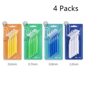 Whitening YKelin 10pcs 0.61.0 mm Adults Interdental Brush Clean Between Teeth Floss Toothpick Oral Care Tool Dental Orthodontic