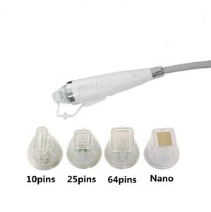 Disposable RF Microneedling Cartridge Gold Plated 10/25/64 Pins Nano for fractional RF Microneedle Machine 4 tips