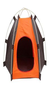 Portable Drable Pet Cat Dog House Foldbart söt husdjurstält utomhus inomhus tält för liten hund kattunge katt valphus kennel tents1205503