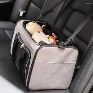 Bolsa de viagem dobrável para transporte de cães, grande capacidade, para gatos, animais de estimação, aprovada por companhias aéreas, fita reflexiva macia