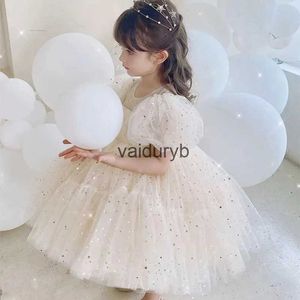 Abiti da ragazza per primo compleanno, abito da battesimo per ragazza, maniche a sbuffo, carino per bambini, stella, paillettes, abito da principessa, abiti da festa per ragazzevaiduryb