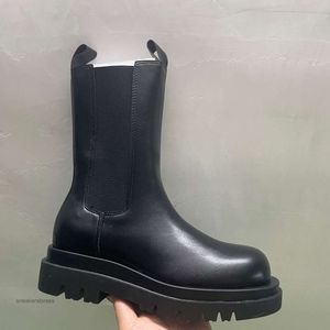 Grande Famiglia Alto Designer Camino Botega Boot b Nuova versione Botteega Coppia Venetas Stivali con suola spessa Tubo verde 10cm 2024 16cm 22cm B9pl