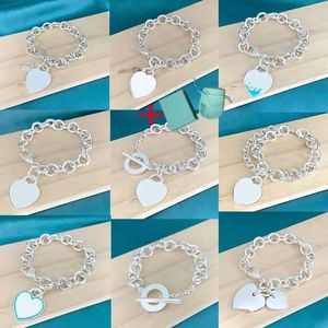 Classic Blue Heart Bracelet Necklace in Sterling Silver 925 Non Oxidizing and Unchanged Ugly