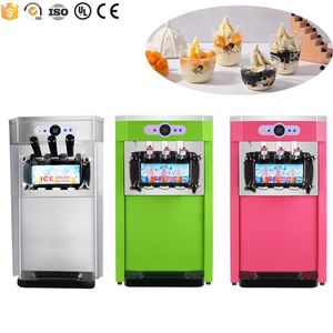 Commercial 3 Flavors Soft Fruit Roll Maker Yogurt Making Vending For Sale Cold system ice cream machine