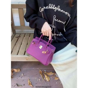 Designerväskor Luxury Fashion Totes Cow Leather Sea Anemone Purple Bag For Women High Class High Capacity Handväska Läder Mångsidig One Shoulder Messenger Bag 2024