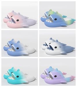 Shark slippers designer outdoor beach mens womens casual slippers sandals foam sandals soft thick cushioning outdoor slippers