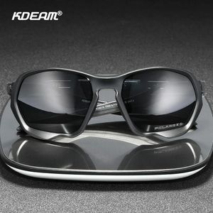 Sunglasses Kdeam Impeccable Matched Shape Men's Sunglasses Polarized Biking Sun Glasses Tr90 Material Ergonomic Design Temples