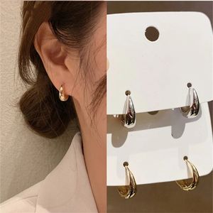 CAOSHI Classic Style Small Hoop Earrings for Women Simple Design Exquisite Young Girl Gift Wedding Accessories Beautiful Jewelry 240110