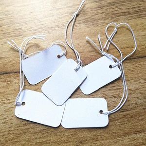 Display 1000PCS Wholesale White Price Tags Paper Label Jewelry Packing And Display Items Size 25X15MM For Craft Jewelry Packing Labels