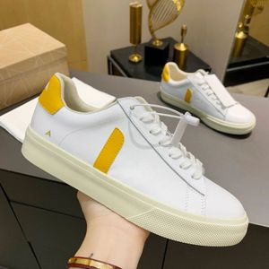 2024 VJA French Brasilien Green Low-Carbon Life V Organic Cotton Flats Platform Sneakers Vejaon Womens Casual Classic White Designer Mens Loafers Vejaon Sneakers 88