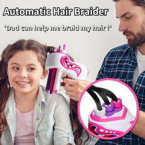 Automatic Hair B Electric DIY Weave Machine Twist Knitting Roll Twisted Braiding Styling Tools Girl Gift 240110