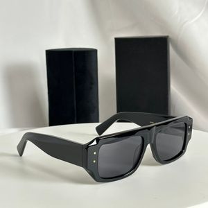 Rectangle Sunglasses 4458 Black Dark Gray Mens Designer Sunglasses Shades Sunnies Gafas de sol UV400 Eyewear with Box