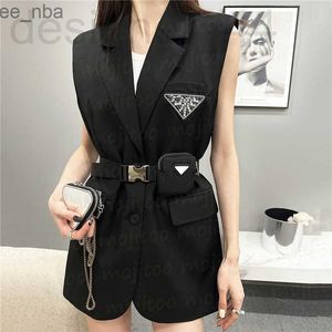 Women's Jackets designer Women Vest Suit Coats With Bag BeFashion Sleeveless Spring Summer Outerwear S3I9