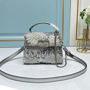 Haftowane mini torebka crossbody ramię pod pachami Diamante Bag Messenger Hobo koperta torby na zakupy torebki torebki