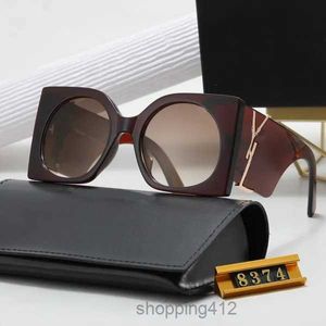 Luksusowe okulary przeciwsłoneczne dla kobiet i mężczyzn projektant y SLM6090 w tym samym stylu klasyczne koty oko wąskie szklanki motyla z pudełkiem ID3E