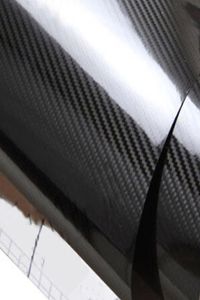 5d carbon fiber wrap Air Bubble wrap film Sticker For Car Motorcyle Phone Sticker Waterproof Black Color 152 X 30CM7211916