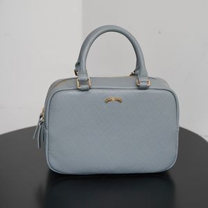 Borsa per cosmetici quadrata vintage mini da donna Borsa a tracolla firmata Portafoglio con reticolo di diamanti Borsa di lusso trapuntata Borsa da sera Frizione Tendenza Marsupio Valigia Portachiavi 25CM