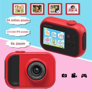 Accessories 24mp Children Digital Camera Toy Full Hd 1080p Mini Educational Photo Camera 4x Zoom Kids Camera for Children Birthday Gifts