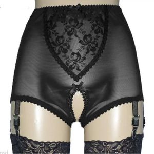 BRIEDSPANTIES SEXY STARRER BELT KVINNER SUFTENDER BELE EXOTIC underkläder för strumpor Metal Buck Pantyhose Lepastel Goth underkläder sexig