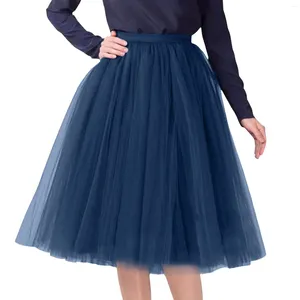 Frauen Shapers Plus Größe Vintage Rock Frauen Plissee Knielangen Röcke Erwachsene Tutu Tanzen Gras Tisch Kleid Faja Modeladora para Mujer