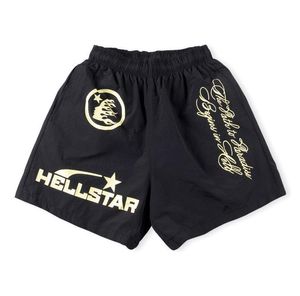 Hellstar Shorts Men Projektant Casual Short Beach Summer Classic Flame Literka Drukuj mężczyźni Kobiety Krótkie spodnie uliczne odzież swobodne spodnie koszykówka bieganie Fiess e4