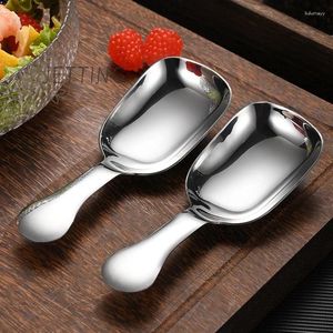 Baking Tools 2024 Ins Stainless Steel Korea Soup Spoons Home Kitchen Ladle Capacity Gold Silver Mirror Polished Flatware For Coffee