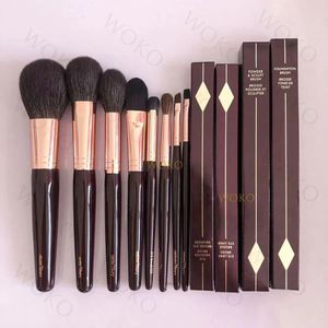 CT-Makeup Set di pennelli Polvere Bronzer Fard Sculpting Fondotinta Pennello Ombretto Piega Sfumatura Eyeliner Set di strumenti per trucco labbra 240111