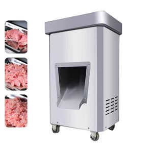 Macchina per tagliare la carne commerciale Affettatrice elettrica per carne di maiale Tritatrice per carne verticale 2200W