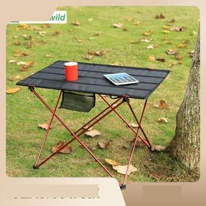 Camp Furniture Yunnanzhong Aluminium Folding Tabell 6061 Bärbar pistolfärg utomhus Leisure Supply leverans otbue