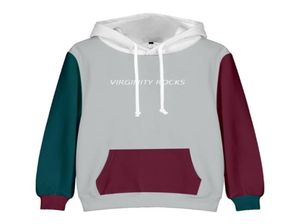 Men039s Hoodies Sweatshirts 2022 Danny Virginity Rocks Color Block Grey Hoodie3D Trendy Print Allmatch Harajuku Unisex Hoodi5496782