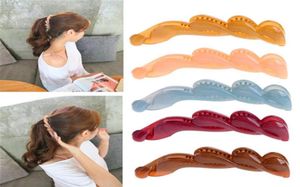 NOWOŚĆ 1PC Dziewczęta Banana Hair Clamp Clamp Clip koreański kucyk do włosów Kucyk Kobiety Barrettes Hair Akcesoria Włoski