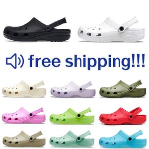 Designer Spring and Summer Cross Slide New Women Fashion Sandals Cave Slippers Black White Pink Blue Green Outdoor Beach School Classical Shoes