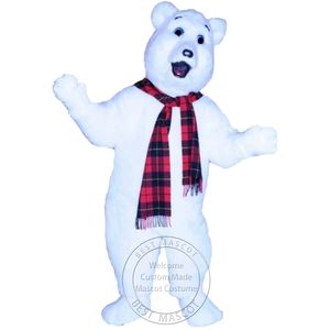 Halloween neues erwachsenes Schneebär-Maskottchen-Kostüm für Party-Cartoon-Figur-Maskottchen-Verkauf, kostenloser Versand, Unterstützung der Anpassung