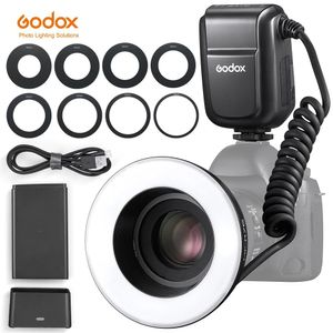 Akcesoria Godox MFR76 RO LED Ring Light 5000K Ring76 RO Close Up Speedlite Flash Light dla kamer DSLR Canon Nikon 6d 7d 60d 70d