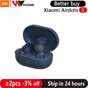 Earphones AirDots 3 Mi True Wireless Bluetooth 5.2 Earphone Stereo Auto Link Smart Wear Touch Control AptX Adaptive Headset