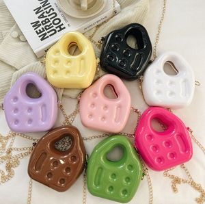 Summer PVC Jelly Bag Children's Mini Plastic Single Shoulder Crossbody PAGS Sweet Handbag Kids Purse