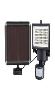 Solar LED -strålkastare utomhus LED Garden Lights 60 100 lysdioder PIR Body Motion Sensor Solar Flood Lights Spotlights Solar Lamp glödlampor1087866