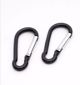 Bärbar mini Keyring Carabiner Ring Keychain Key Chain Outdoor Gadgets Camping Snap Clip Hook Handing Aluminium bekväm vandring B5381796
