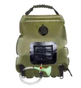 20l portátil saco de chuveiro ao ar livre verão acampamento viagem caminhadas chuveiro solar banho saco água sol aquecimento banho hidratação sacos254199777