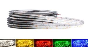 Şerit LED Lightrgb Su Geçirmez SMD 2835 5 M 60LEDM RGB 12V Işıklar Strip12 V Volt Bant Lambası Diyot Şerit TV Arka Işığı Şeritler9146580
