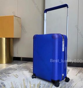 Designers bagagem moda unisex tronco saco flores letras bolsa haste caixa girador universal roda duffel sacos 50 cm tamanho vêm com caixa