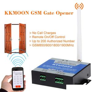 Other Intercoms Access Control Wireless Gsm Door Gate Opener Relay Remote On/Off Switch Call For Shutters Electric Swing Sliding G Dhrhk