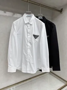Дизайнерская классическая рубашка Мужская повседневная мужская рубашка на пуговицах с длинным рукавом Мужская модная одежда Fit Homme M-3XL 55